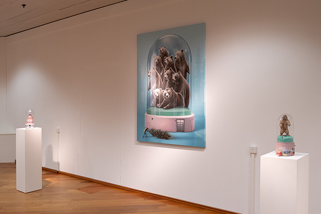 Nevercrew - Mutual, installation view, Artrust Gallery Zurich