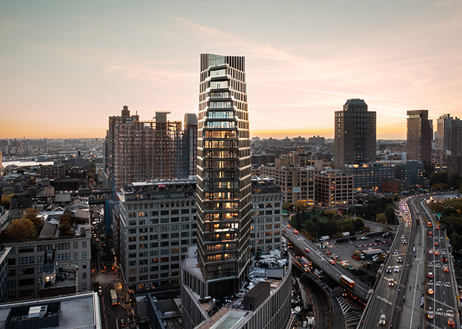 Olympia Dumbo - Building exterior. Photo credit: Pavel Bendov