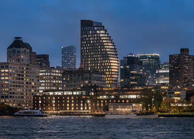 Olympia Dumbo - Building exterior. Photo credit: Pavel Bendov