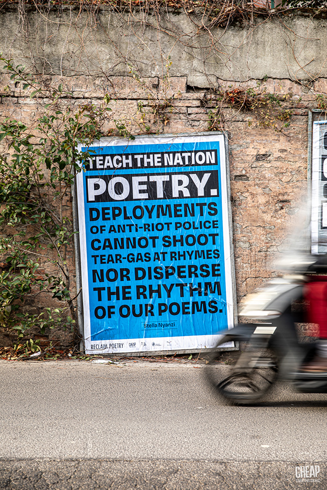 CHEAP - RECLAIM POETRY, Bologna. Photo credit: Margherita Caprilli