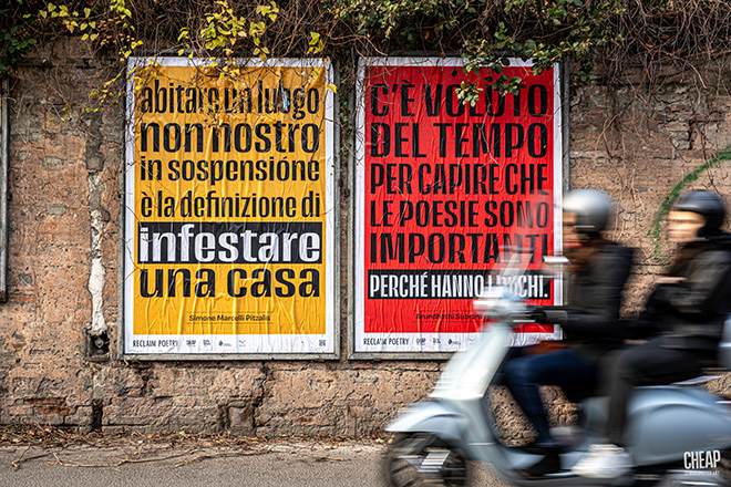 CHEAP - RECLAIM POETRY, Bologna. Photo credit: Margherita Caprilli