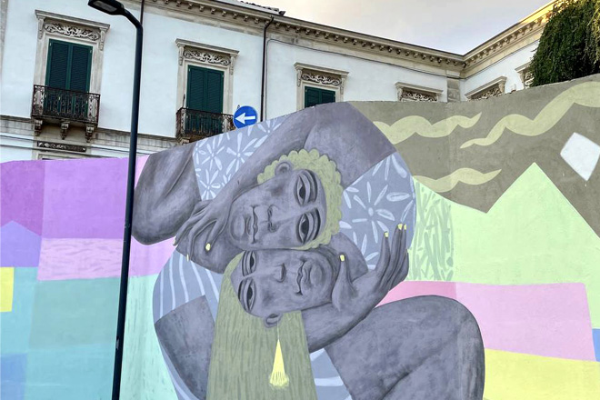 “Acireale e il Mito” – Il murale di Vincenzo Suscetta