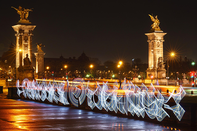 Gods and Dead. Said Dokins & Leonardo Luna. Heliographies of Memory. Pont Alexandre III, Paris, France. 2023.