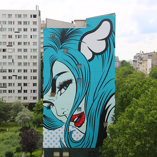 D*Face - Turn Coat, 2018, 155 Boulevard Vincent Auriol, 75013 Paris