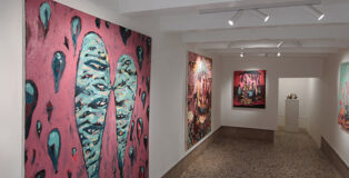 Nicola Facchini - ACQUA BRUCIATA, installation view, Magma Gallery, Venezia