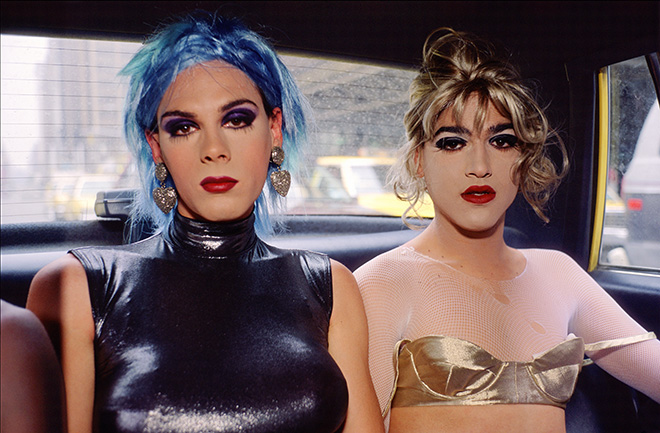 Nan Goldin, Misty and Jimmy Paulette in a taxi, NYC, 1991. © Nan Goldin.