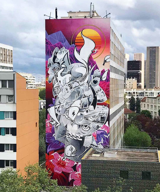 How&Nosm - Sun Daze, 2019 167 Boulevard Vincent Auriol, 75013 Paris