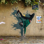 Levalet – Tra ombra e realtà, paste-up a Parigi