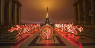 Gods and Dead II. Said Dokins & Leonardo Luna. Heliographies of Memory Series. Trocadero, Paris 2023