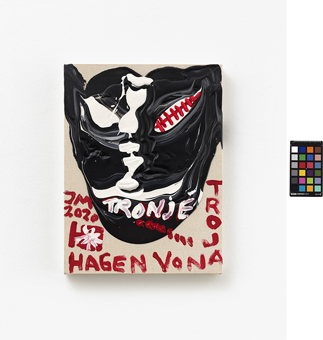 Jonathan Meese, DR. ERZTRONJENDÄMON!, 2020. Courtesy the artist. Foto Eric Tschernow