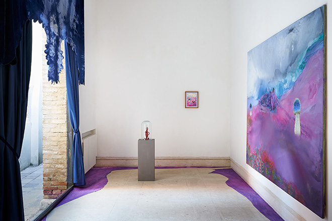 Anastasiya Parvanova - Sidereal Messenger, 2024, exhibition view. Courtesy the artist and A plus A Gallery. Photo credit: Clelia Cadamuro