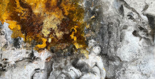 Von Buren Contemporary - Marco Stefanucci, Oxymoron #17, 2024, mixed media on wood, 32x27 cm