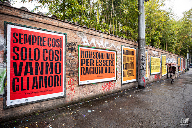 CHEAP - RECLAIM CAVALLI, Poster art, Bologna. Photo credit: Margherita Caprilli