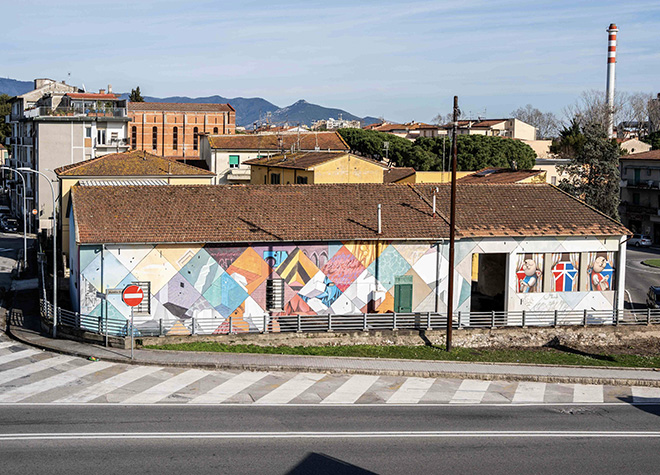 Murale, Deposito Polizia Idraulica, Pisa