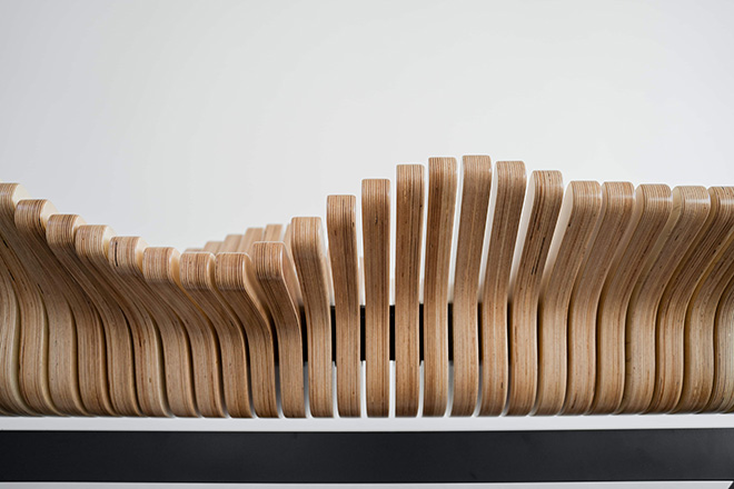 SurfBench - Designed by Kim André Lange (KALD GmbH). Photo credit: Francesca Bandiera