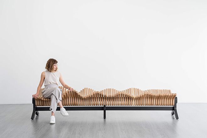 SurfBench - Designed by Kim André Lange (KALD GmbH). Photo credit: Francesca Bandiera