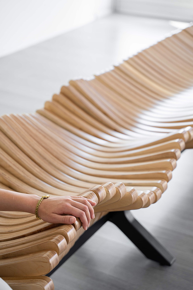 SurfBench - Designed by Kim André Lange (KALD GmbH). Photo credit: Francesca Bandiera