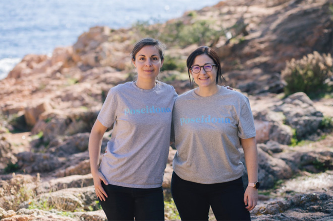 Poseidona Founders, Sònia Hurtado and Maria Cermeño.