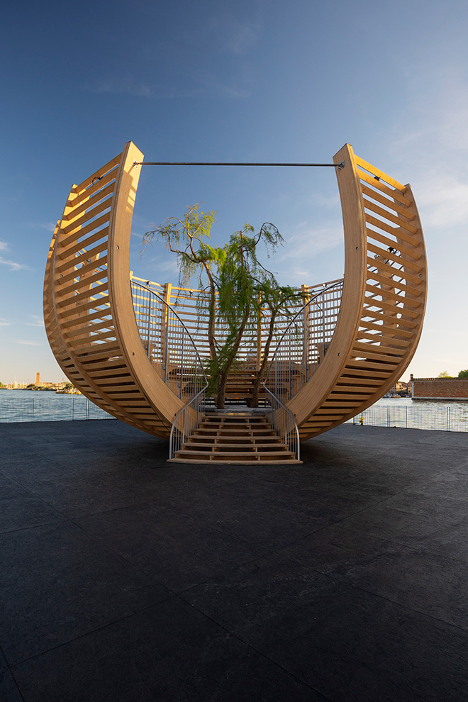 Klaus Littmann - ARENA FOR A TREE (Arena per un albero), Arsenale Nord, Venezia