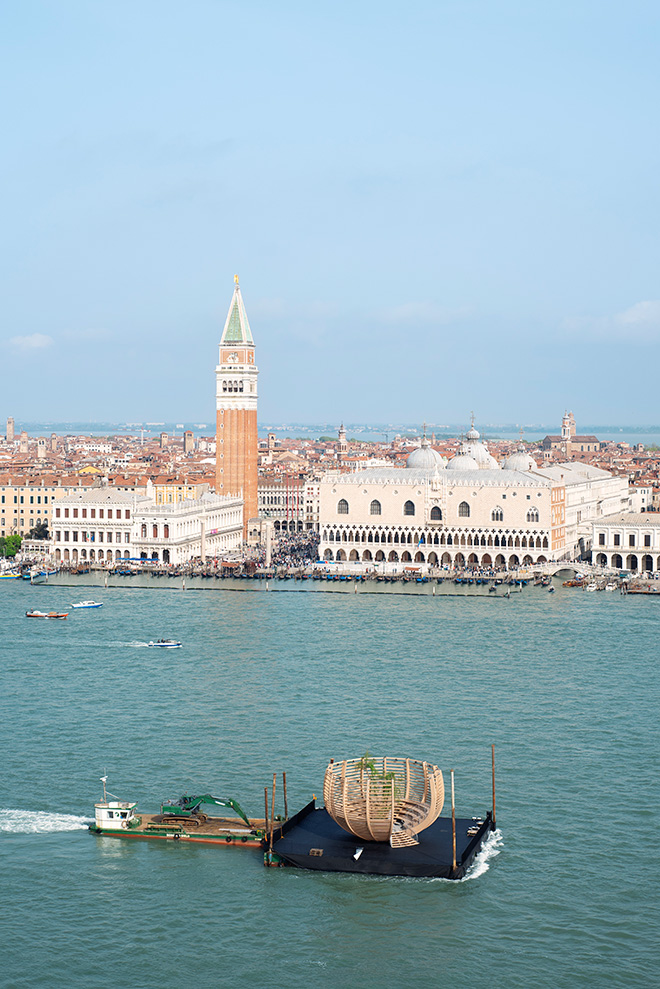 Arena for a Tree on the way from Marghera passing San Marco to Arsenale, Venice