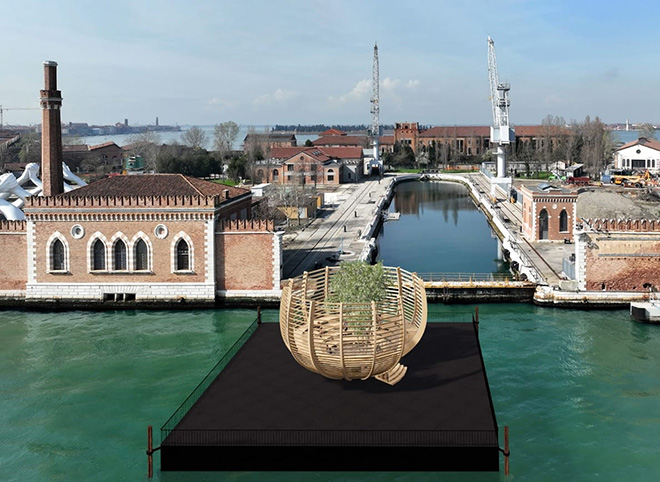 Klaus Littmann - ARENA FOR A TREE (Arena per un albero), Arsenale Nord, Venezia