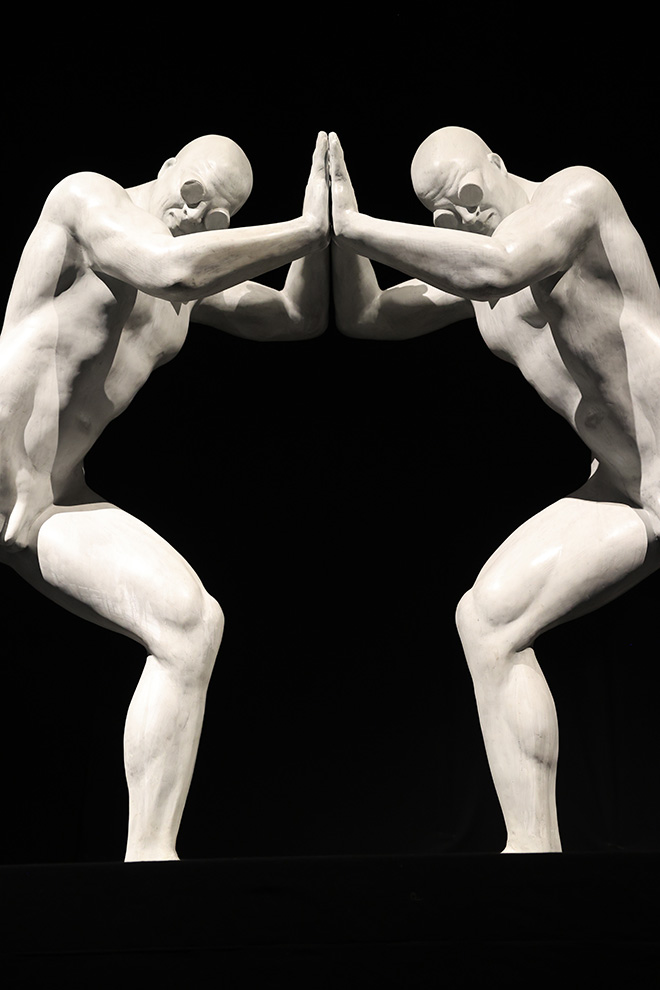 Emanuele Giannelli - Humanoid, installation view, Chiesa sconsacrata di San Ludovico, Parma