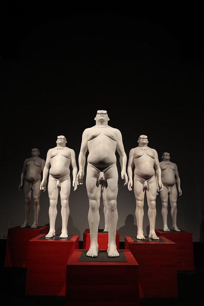 Emanuele Giannelli - Humanoid, installation view, Chiesa sconsacrata di San Ludovico, Parma