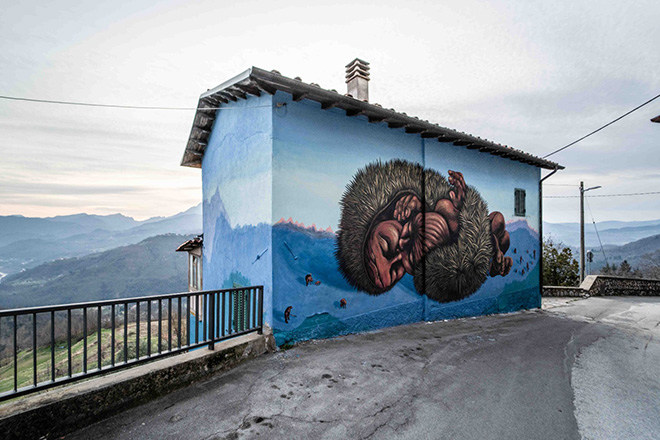 Bastardilla - Murale, Lupinaia (Lucca)