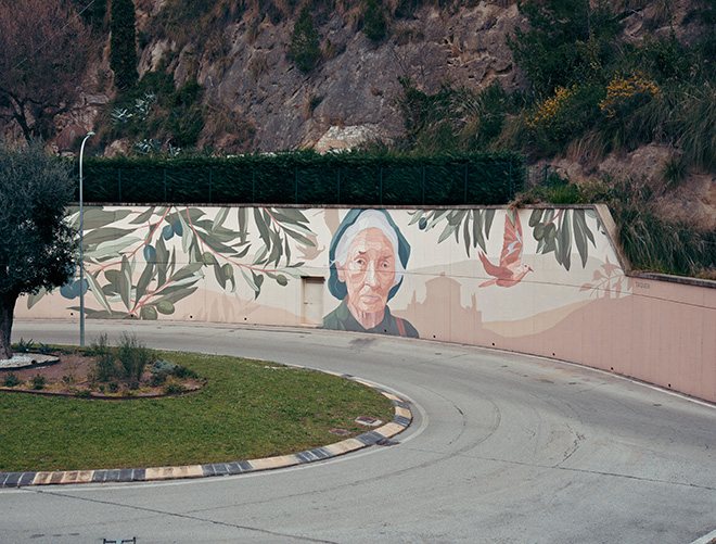 Taquen - Occhi verde oliva (da destra), rotonda dell’Ex-Gil, Ascoli Piceno. Photo credit: Daniele Castelli