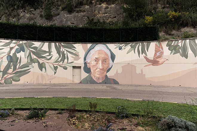 Taquen - Occhi verde oliva (da destra), rotonda dell’Ex-Gil, Ascoli Piceno. Photo credit: Daniele Castelli