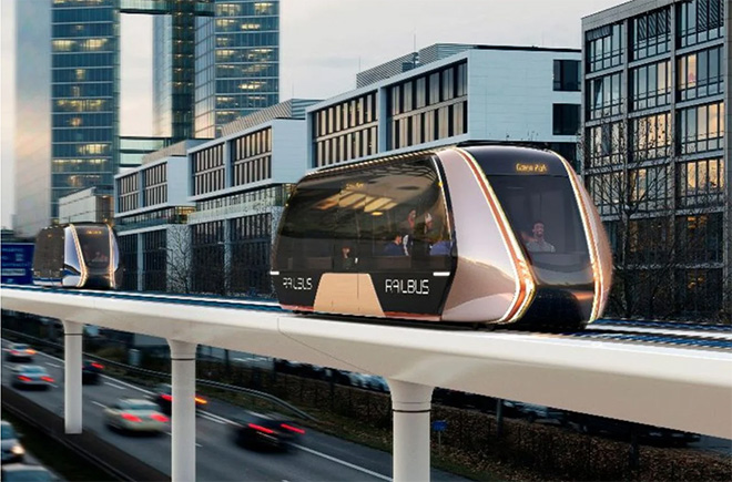 Railbus - Solar Bus. A Dubai gli autobus ferroviari ad energia solare