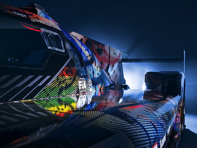 BMW Art Car #20 by artist Julie Mehretu. Photo: Julian Kroehl © BMW AG (05/2024)