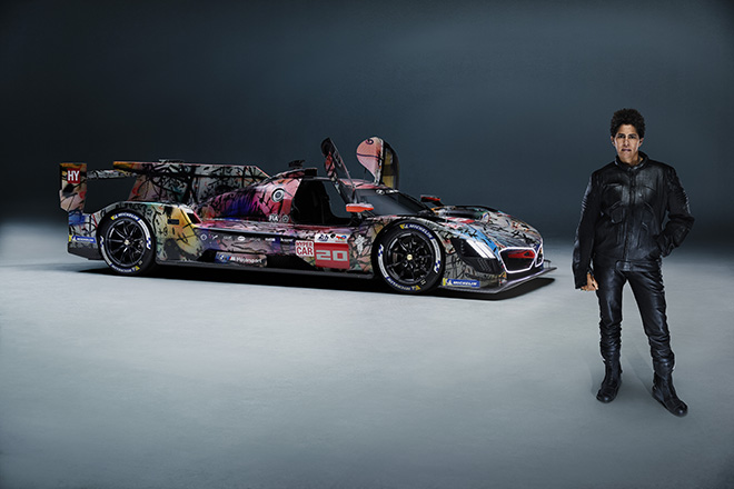 BMW Art Car #20 with artist Julie Mehretu. Photo: Tereza Mundilová © BMW AG (05/2024)