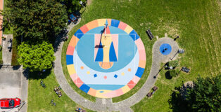 Gio Pistone - "Uroboro", playground, Vecchiano (Pisa)