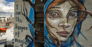 HERA - Nuart Festival Aberdeen 2024. Photo credit: ©Brian Tallman