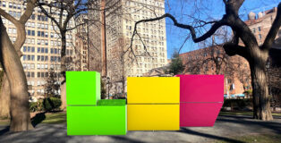 Pasha Radetzki - Love-ego=LOV Sculpture Garden, Union Square Park, Manhattan, New York