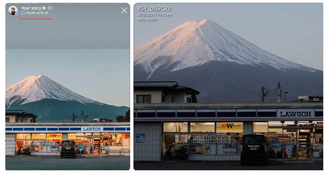 “Made with AI” – Instagram, le fotografie e l’intelligenza artificiale generativa