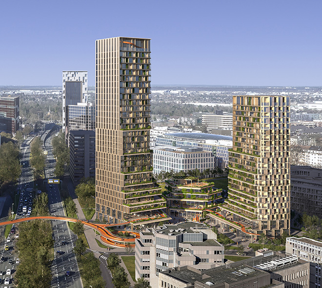 UNStudio – “New Heart”, il progetto architettonico per il nuovo cuore pulsante di Düsseldorf