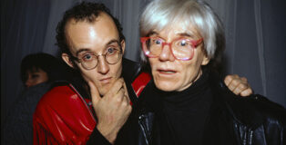 Nan Goldin, Keith Haring & Andy Warhol at Palladium, 1985 © Nan Goldin, Courtesy Nan Goldin, New York