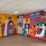 YeleTres + Miss K – #nonsolo25X: murales a scuola contro la violenza sulle donne