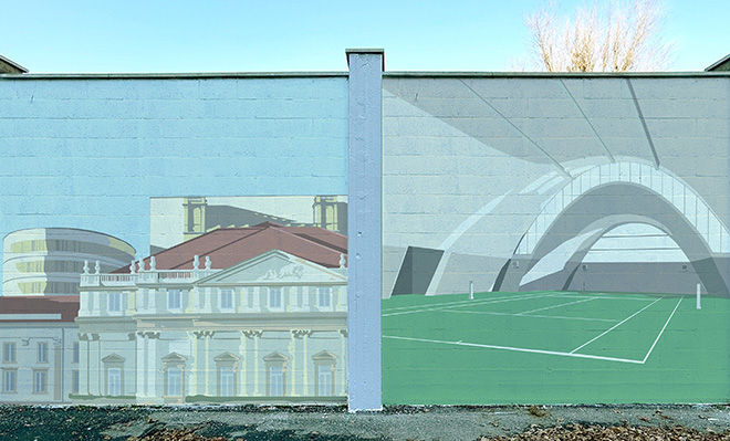 Mauro Baio – Murales per la Cittadella degli Archivi di Milano