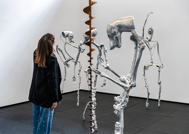 Giulia Cenci: the hollow men, exhibition views, Firenze, Palazzo Strozzi, Project Space, 2025. Photo Ela Bialkowska, OKNO Studio. Courtesy Fondazione Palazzo Strozzi, Firenze. Giulia Cenci: the hollow men, exhibition views, Firenze, Palazzo Strozzi, Project Space, 2025. Photo Ela Bialkowska, OKNO Studio. Courtesy Fondazione Palazzo Strozzi, Firenze.