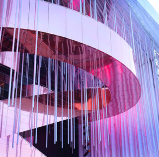 EXPO 2025_Pavilion_France_Exterior facade_Architecture Coldefy+Carlo Ratti Associati. Photo credit: Justine Emard GSM Project + Justine Emard – “Pulsations”: France Pavilion Expo 2025, Osaka