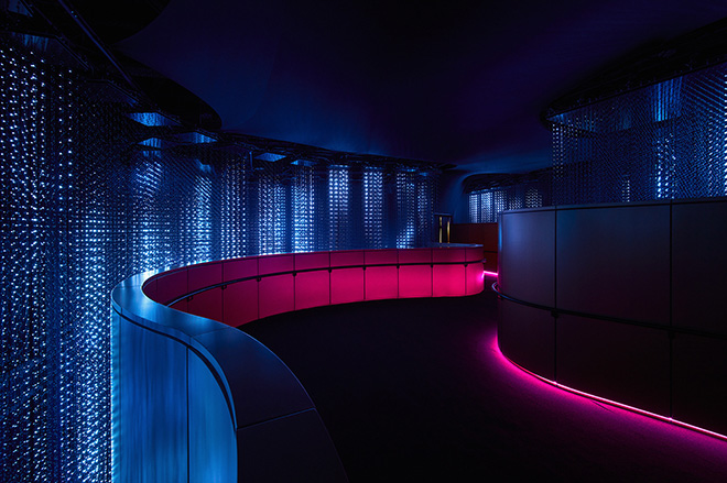 EXPO2025_Pavilion_France_Interior-Exhibition-entrance-PULSATIONS-Design_GSM Project_Justine Emard. Photo credit: Julien Lanoo EXPO2025_Pavilion_France_Interior-Exhibition-entrance-PULSATIONS-Design_GSM Project_Justine Emard. Photo credit: Julien Lanoo