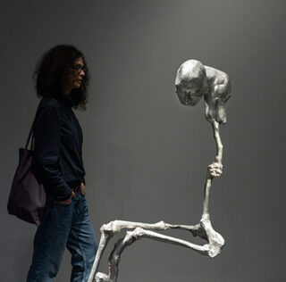 Giulia Cenci: the hollow men, exhibition views, Firenze, Palazzo Strozzi, Project Space, 2025. Photo Ela Bialkowska, OKNO Studio. Courtesy Fondazione Palazzo Strozzi, Firenze. Giulia Cenci – the hollow men