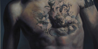 Mauro Maugliani - Disordine, cm 100x100, Huile sur toile, 2024