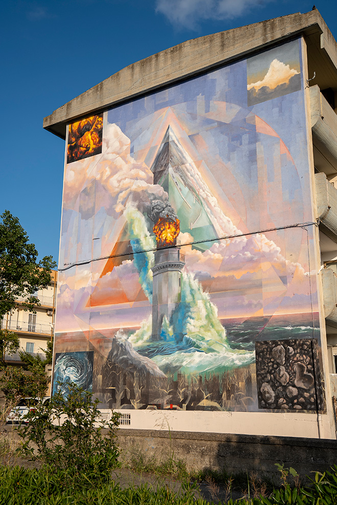 Vesod - Murale per KRIU - KRotone Identità Urbane, Crotone, 2025 Vesod - Murale per KRIU - KRotone Identità Urbane, Crotone, 2025