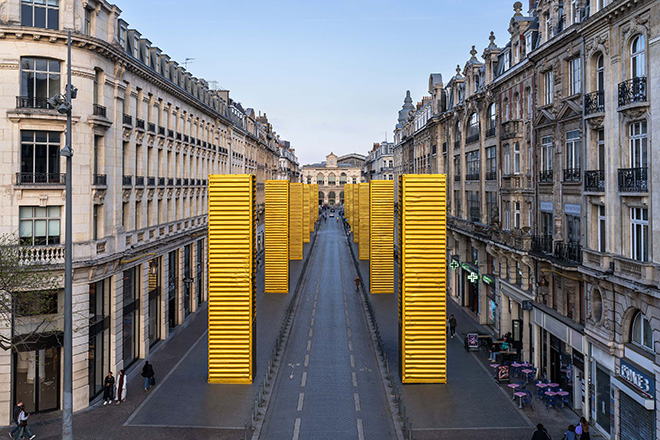 SpY - Golden Monoliths, Lille (Francia). Photo credit: Ruben P. Bescos SpY - Golden Monoliths, Lille (Francia). Photo credit: Ruben P. Bescos