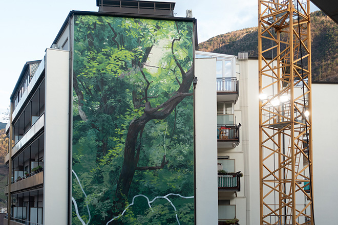 Egeon - La natura dov’è?, murale a Bolzano Egeon - La natura dov’è?, murale a Bolzano