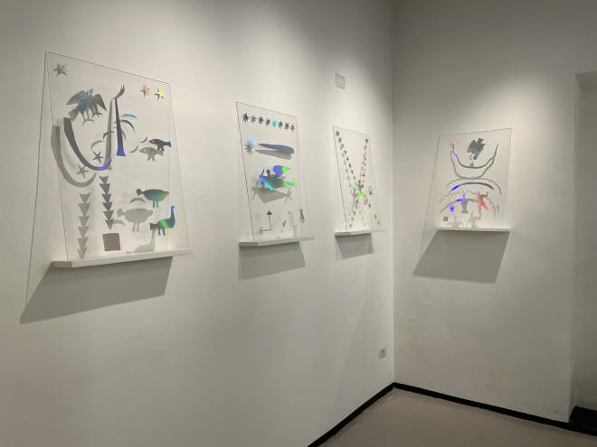 Guerrilla Spam - Di mondi lontanissimi, delle perdute pitture di Pontormo e altro ancora, installation view, Street Levels Gallery, Firenze Guerrilla Spam - Di mondi lontanissimi, delle perdute pitture di Pontormo e altro ancora, installation view, Street Levels Gallery, Firenze